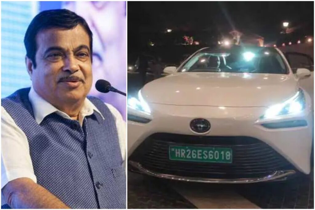 nitin gadkari Hydrogen Car