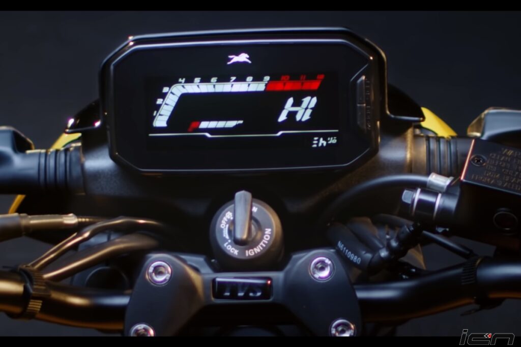 TVS Raider 125 instrument console teased