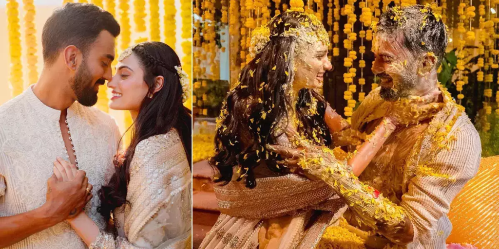 Athiya Shetty Wedding Pics: अथिया शेट्टी-केएल राहुल की शादी की अनदेखी तस्वीरें आईं सामने,सुनील शेट्टी की लाडली की रोमांटिक फोटो देख पिघल गया फैंस का दिल 1 image-92-1024x536