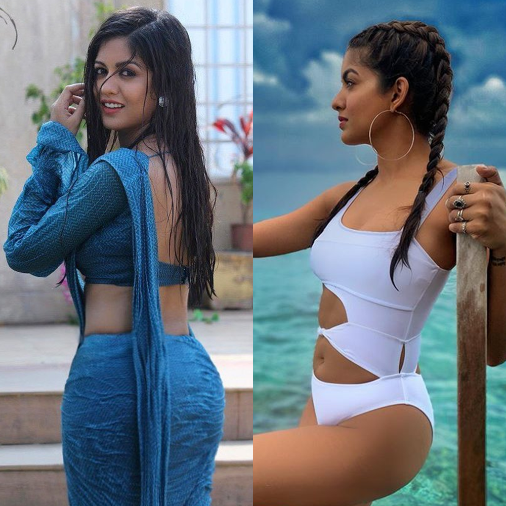 ishita dutta saree vs swimsuit bollywood actress known for v0