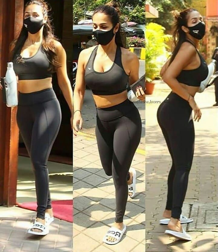 Malaika Arora ने टाइट आउटफिट में जिम करके निकाला पसीना , फिगर देख कर बूढ़े भी हो गए जवान 3 image 233