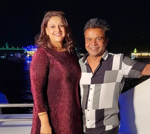 Rajpal Yadav and his wife