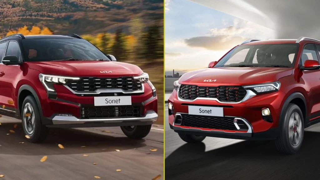 2024 Kia Sonet Facelift vs Old Model Comparison