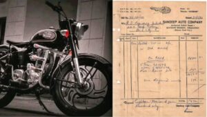 1986 में बस इतनी सी थी Royal Enfield 350 की कीमत, सामने आये बिल की तस्वीर देख उड़ जायेंगे होश